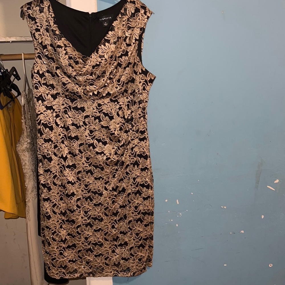 This dress is stretchy and comfortable for any occasion. It is size 18.